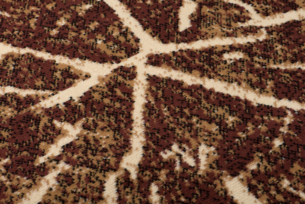 Alfombra Luxury Marrón Beige Madera Líneas
