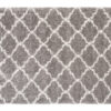 Alfombra Boho con Borlas Gris Trellis Shaggy