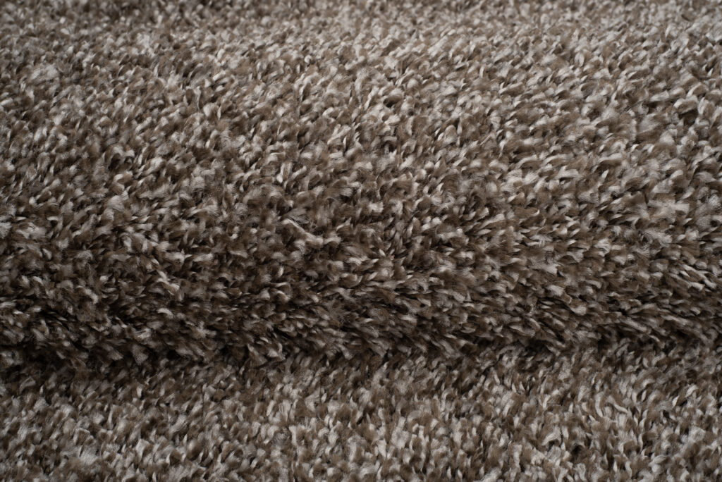 Alfombra Boho con Borlas Gris Pardo Shaggy