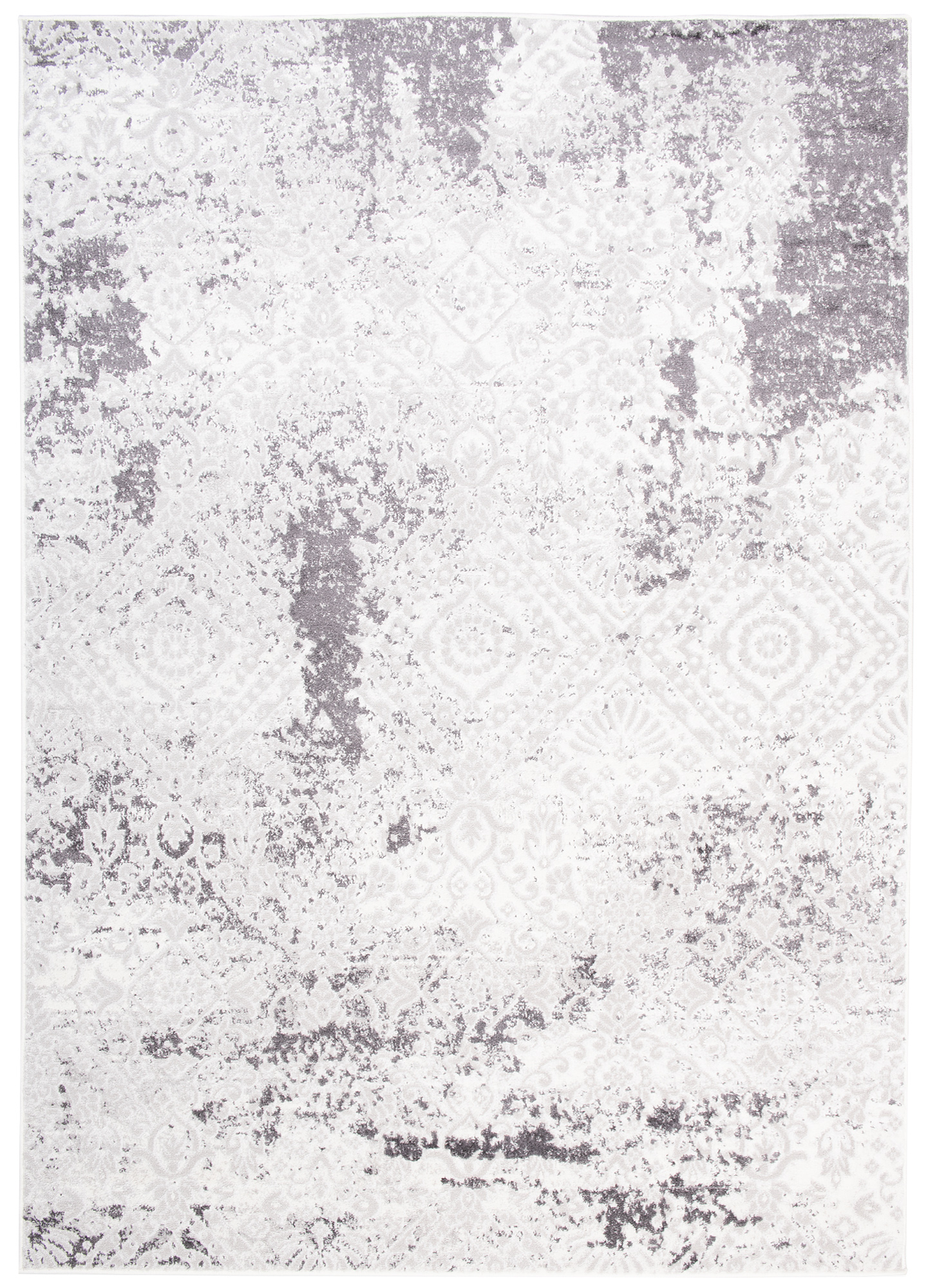 Alfombra Sky Gris Crema Vintage Ornamental