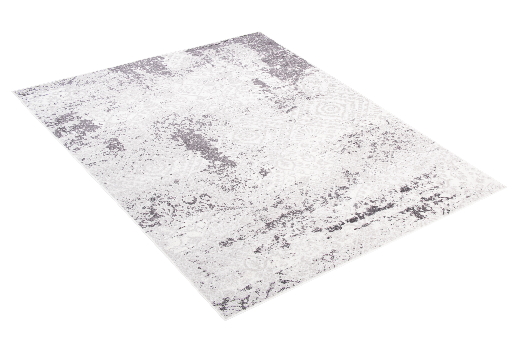 Alfombra Sky Gris Crema Vintage Ornamental