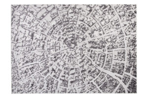 Alfombra Sky Gris Oscuro Moderno Madera