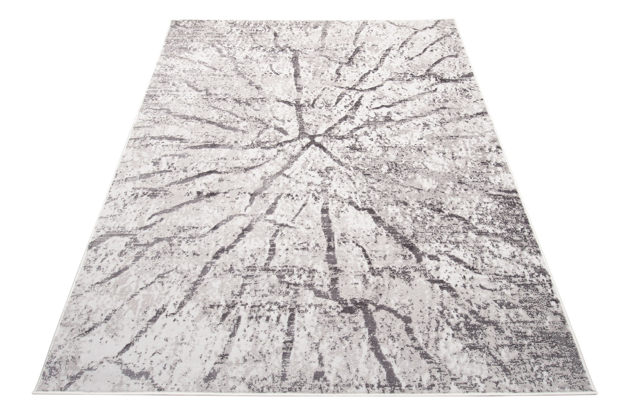 Alfombra Sky Gris Claro Moderno Madera