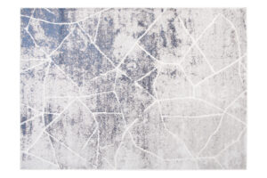 Alfombra Sky Gris Azul Abstracto Líneas