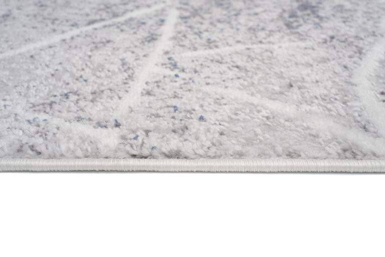 Alfombra Sky Gris Azul Abstracto Líneas