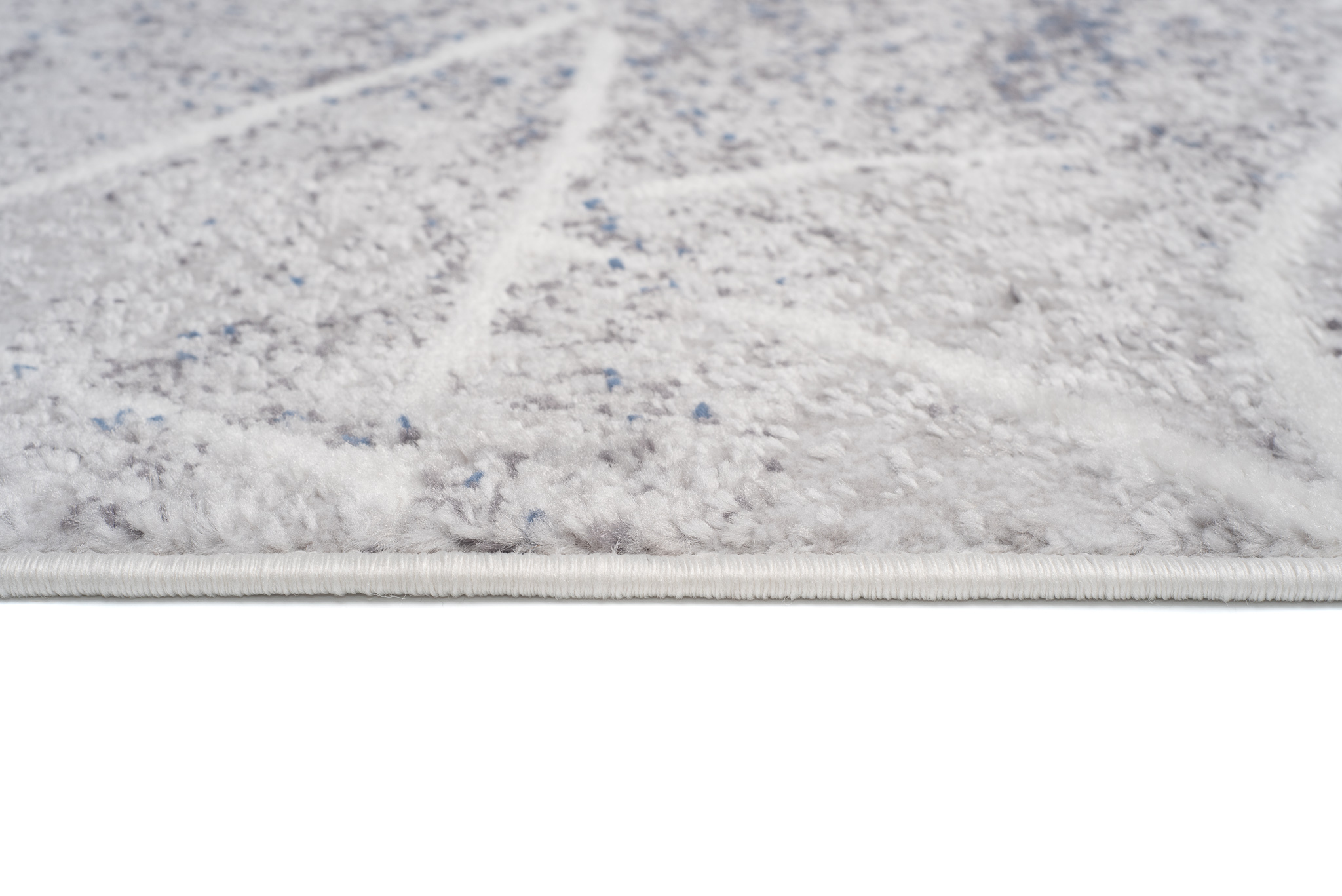 Alfombra Sky Gris Azul Abstracto Líneas