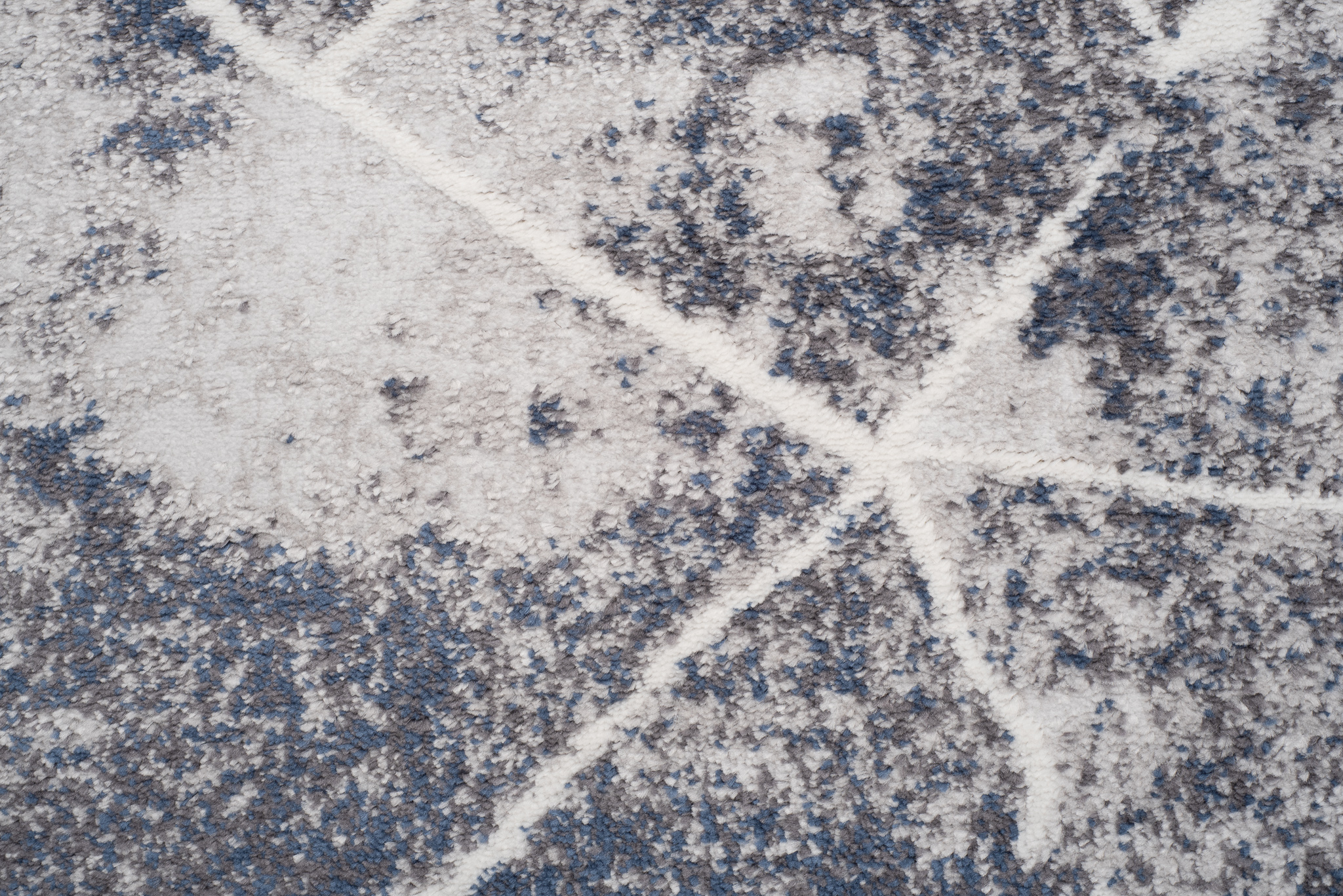 Alfombra Sky Gris Azul Abstracto Líneas