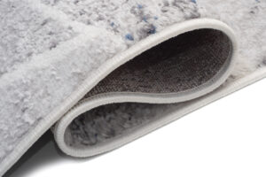 Alfombra Sky Gris Azul Abstracto Líneas