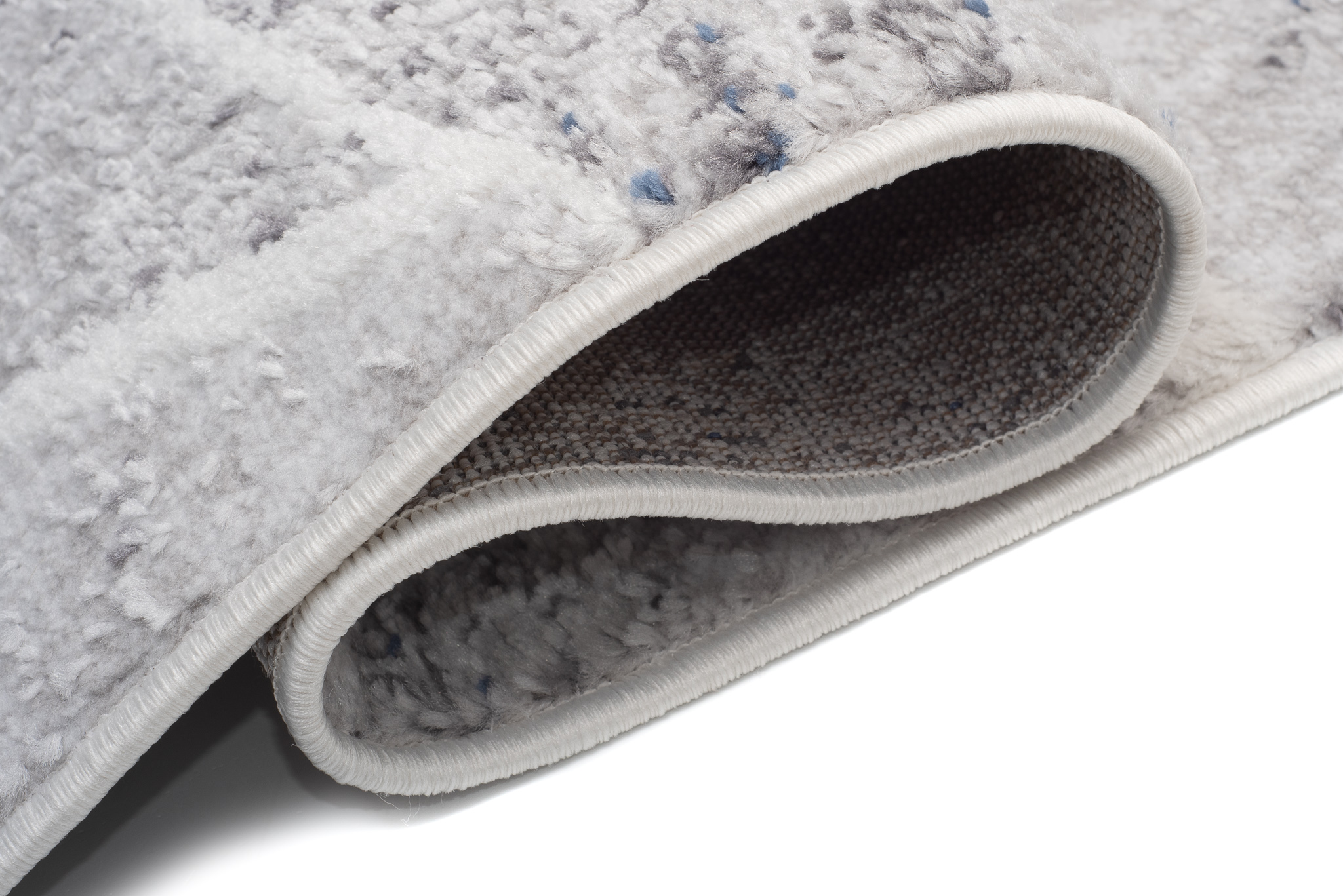 Alfombra Sky Gris Azul Abstracto Líneas