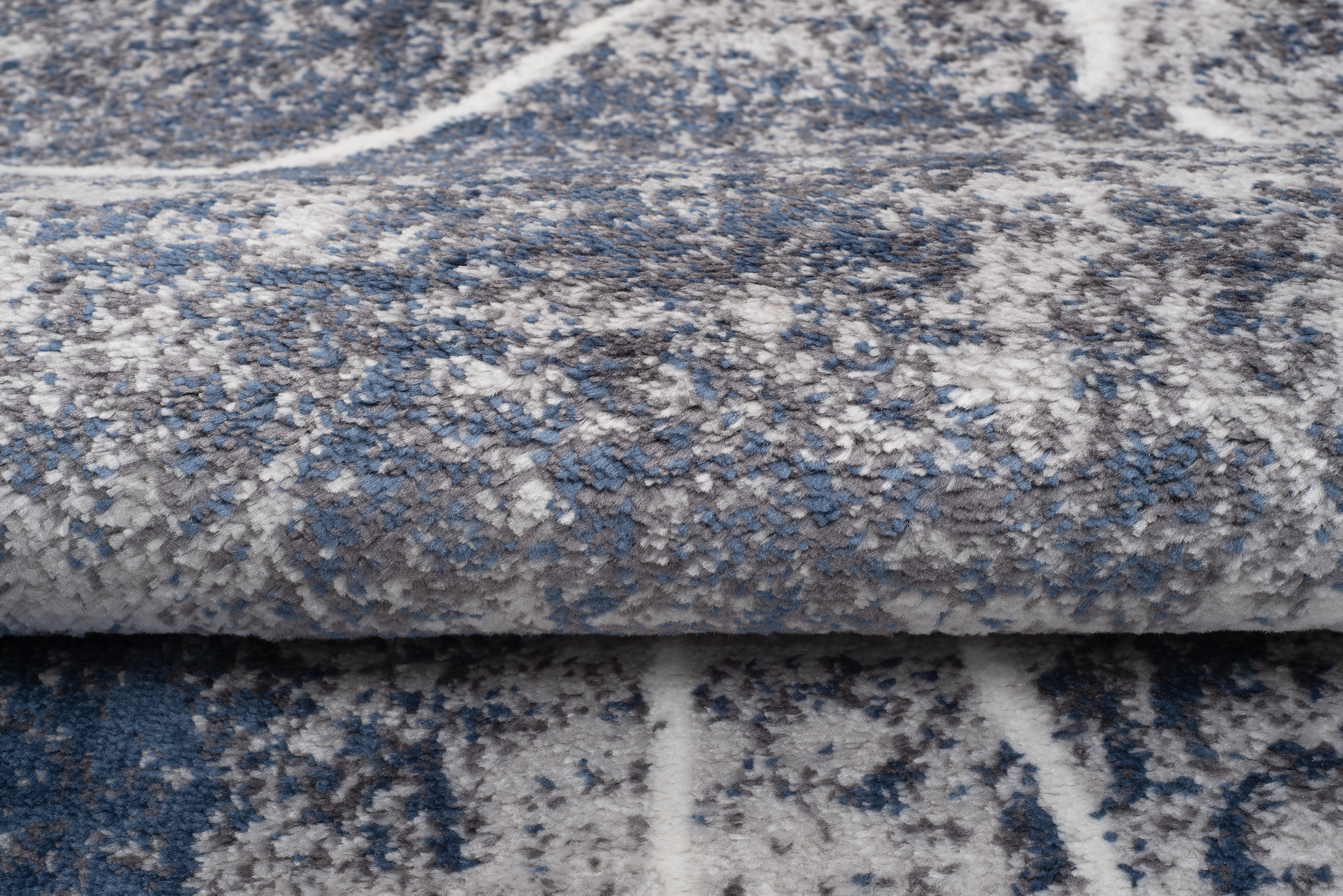 Alfombra Sky Gris Azul Abstracto Líneas