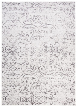 Alfombra Sky Gris Vintage Floral Ornamental