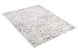 Alfombra Sky Gris Vintage Floral Ornamental