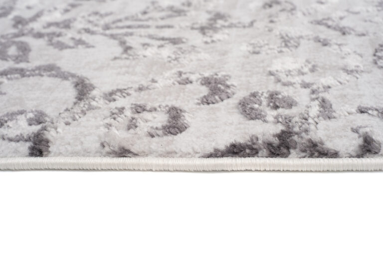 Alfombra Sky Gris Vintage Floral Ornamental