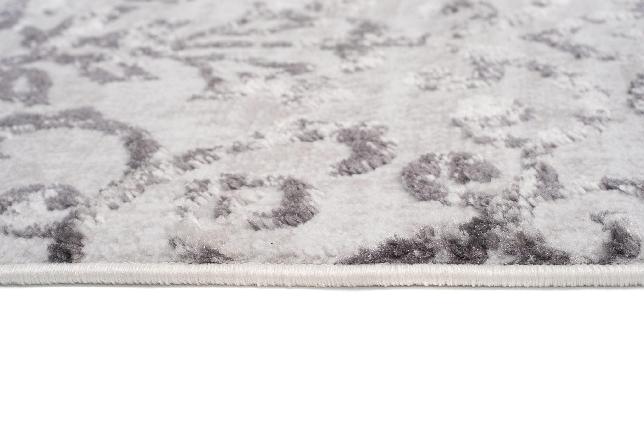 Alfombra Sky Gris Vintage Floral Ornamental