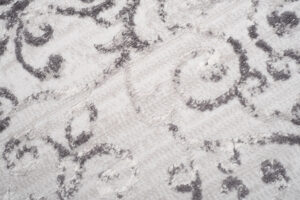 Alfombra Sky Gris Vintage Floral Ornamental