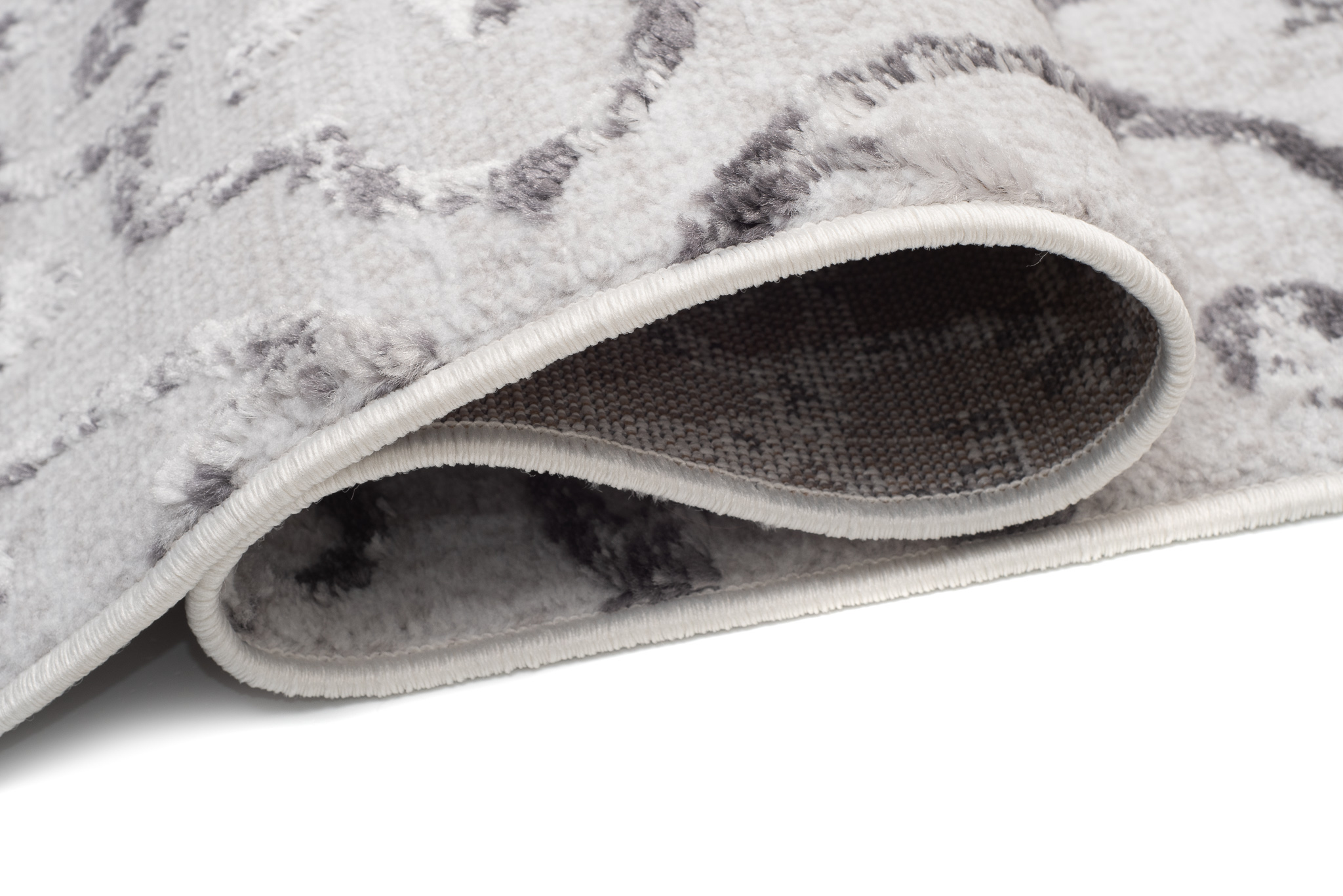 Alfombra Sky Gris Vintage Floral Ornamental