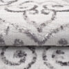 Alfombra Sky Gris Vintage Floral Ornamental