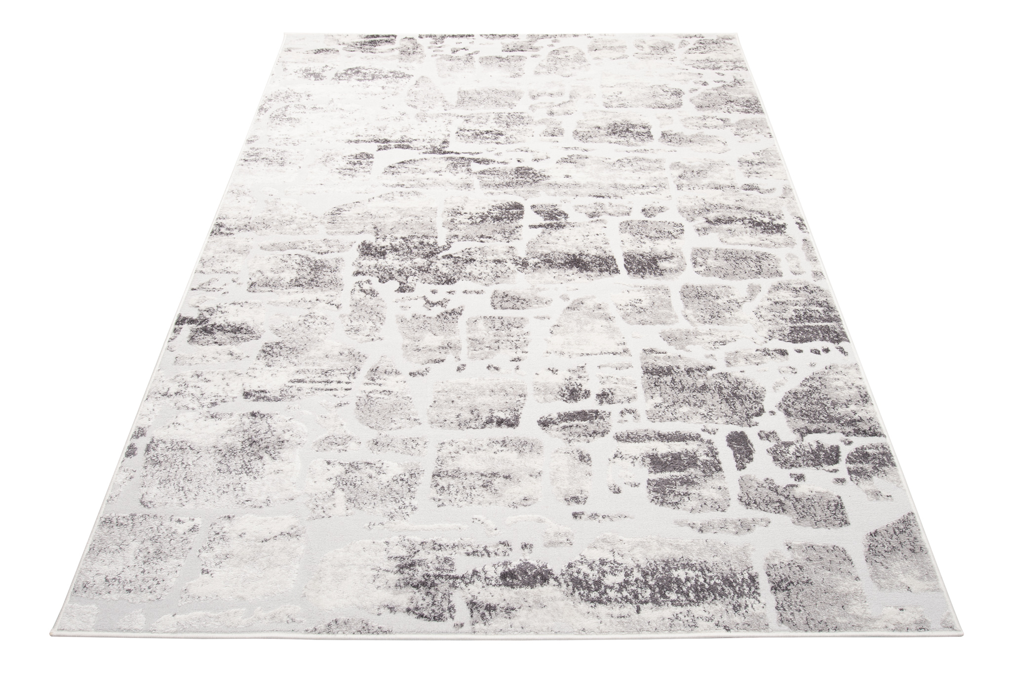 Alfombra Sky Gris Beige Abstracto Moteado