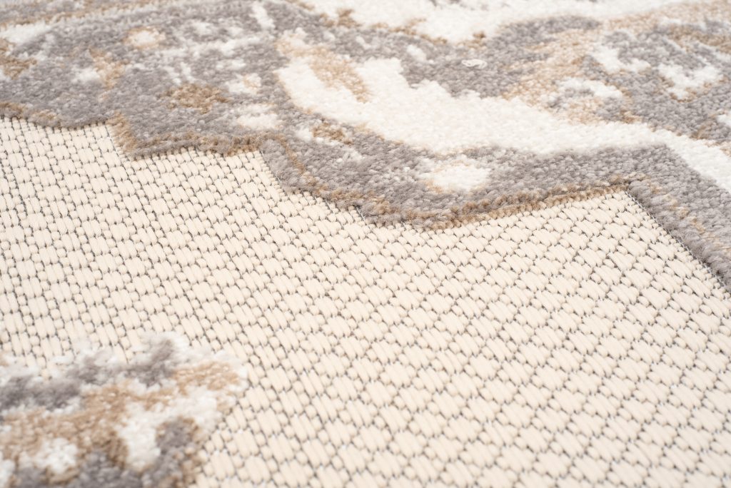 Alfombra Exterior Patio Crema Beige Vintage