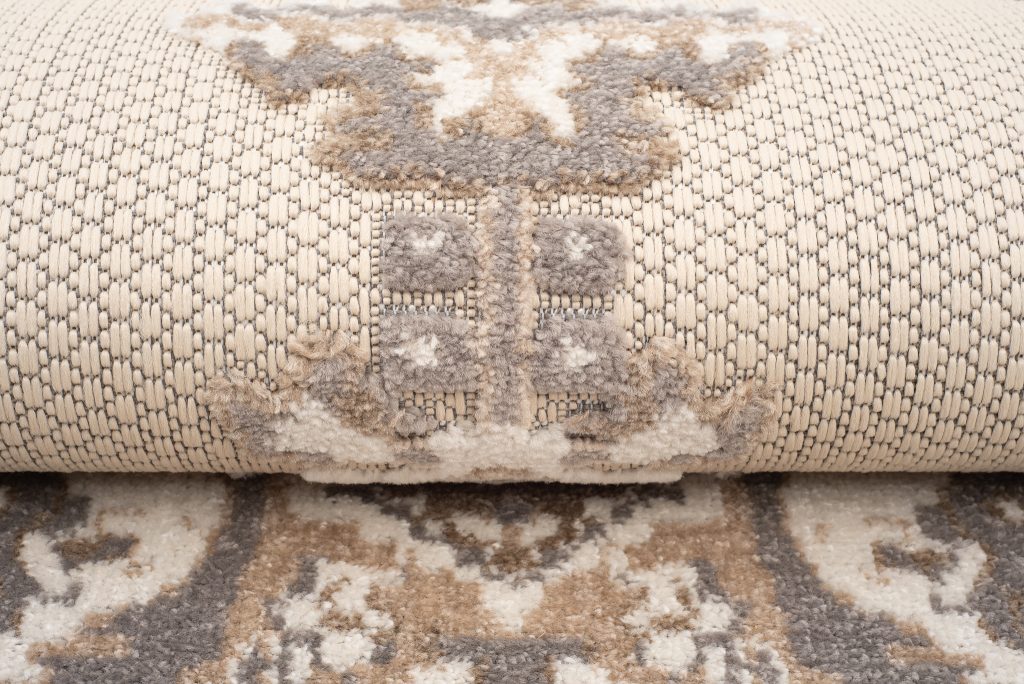 Alfombra Exterior Patio Crema Beige Vintage
