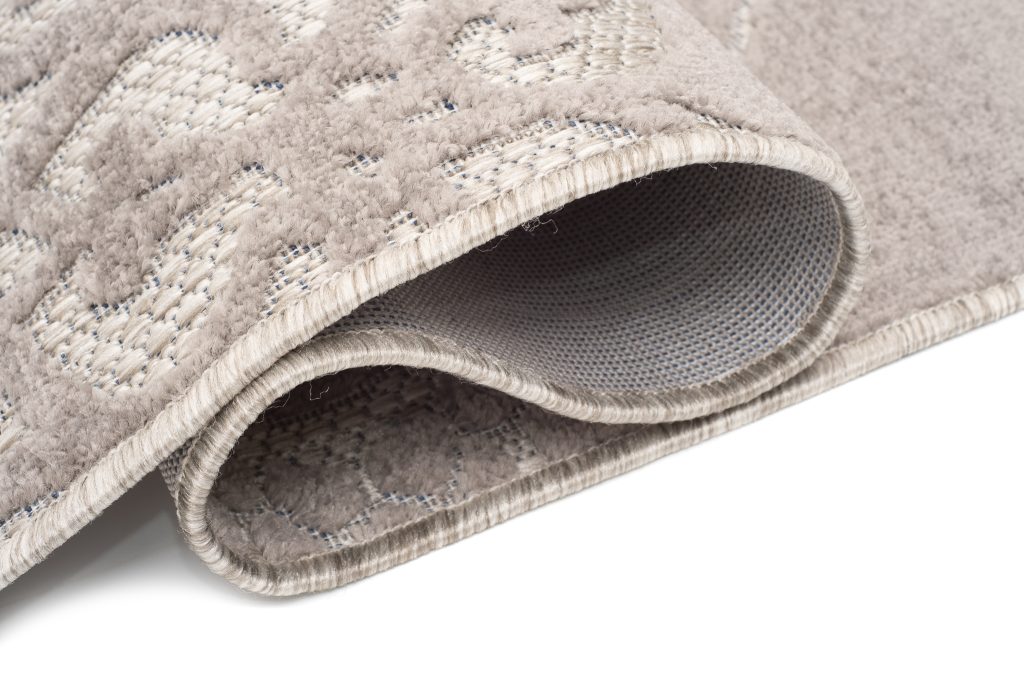 Alfombra Exterior Patio Gris Ornamental