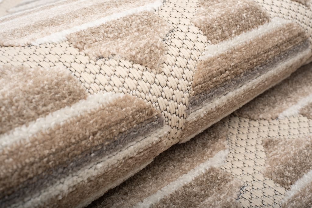 Alfombra Exterior Patio Crema Gris Trellis