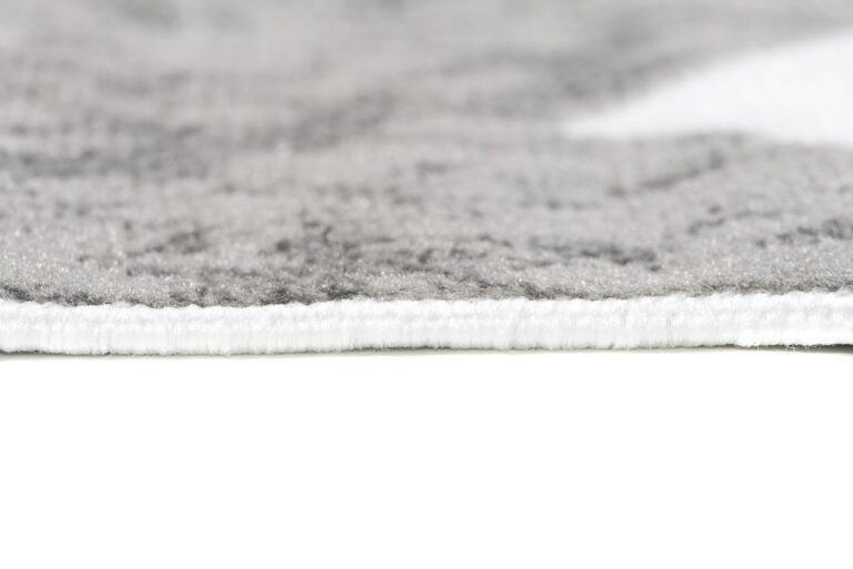 Alfombra Maya Gris Negro Geométrico Zigzag