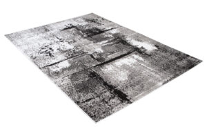 Alfombra Maya Gris Negro Moteado