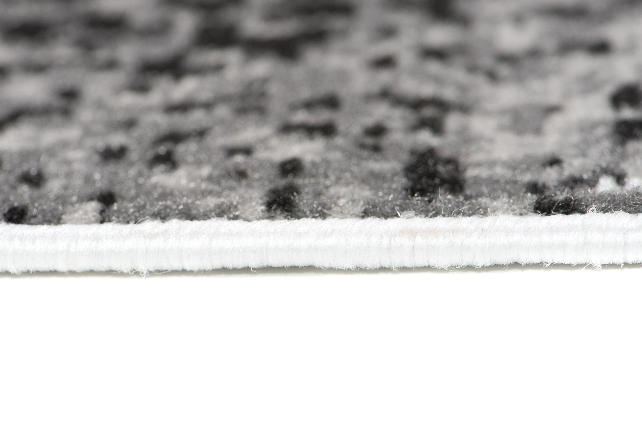 Alfombra Maya Gris Negro Moteado