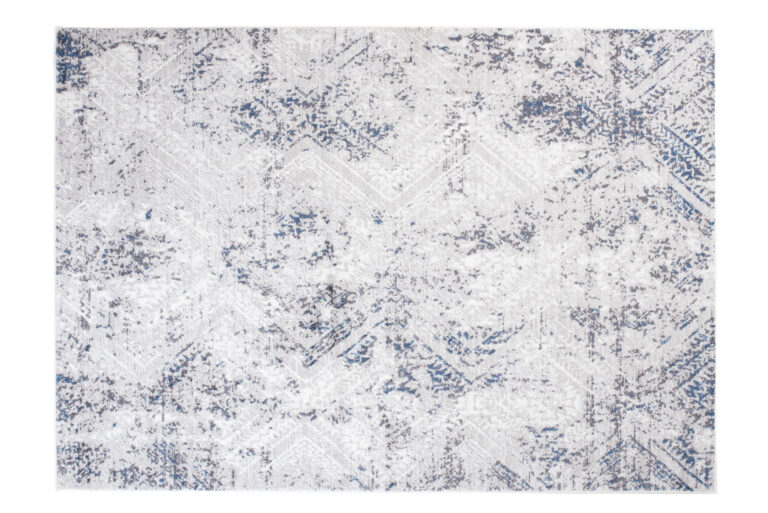Alfombra Sky Azul Crema Vintage Diamantes