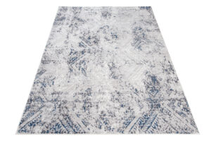Alfombra Sky Azul Crema Vintage Diamantes