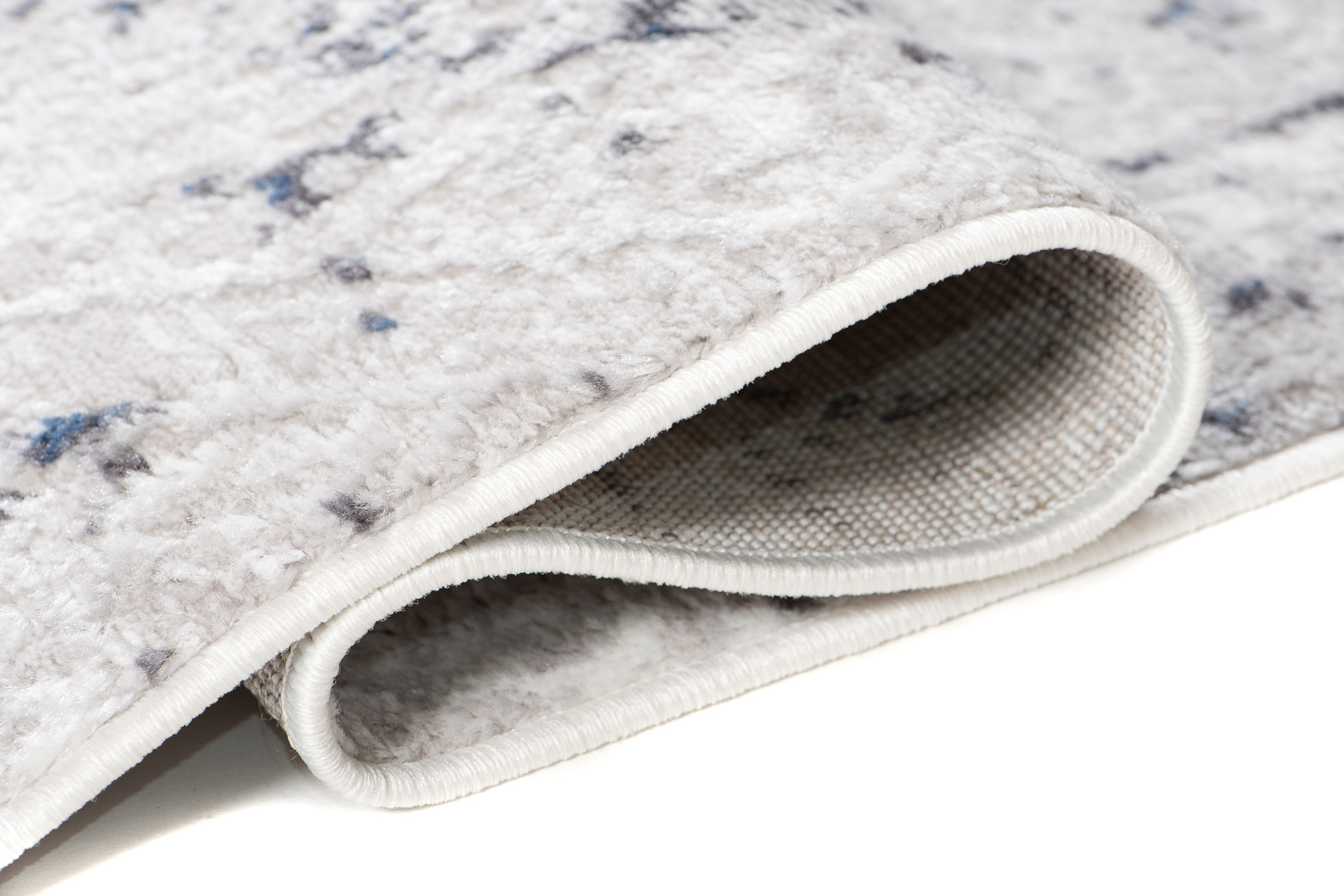 Alfombra Sky Azul Crema Vintage Diamantes