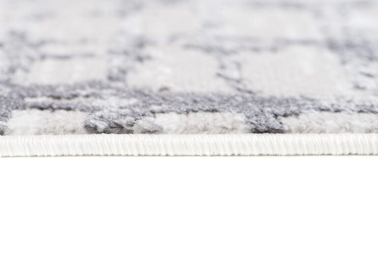 Alfombra Sky Gris Moderno Enrejado