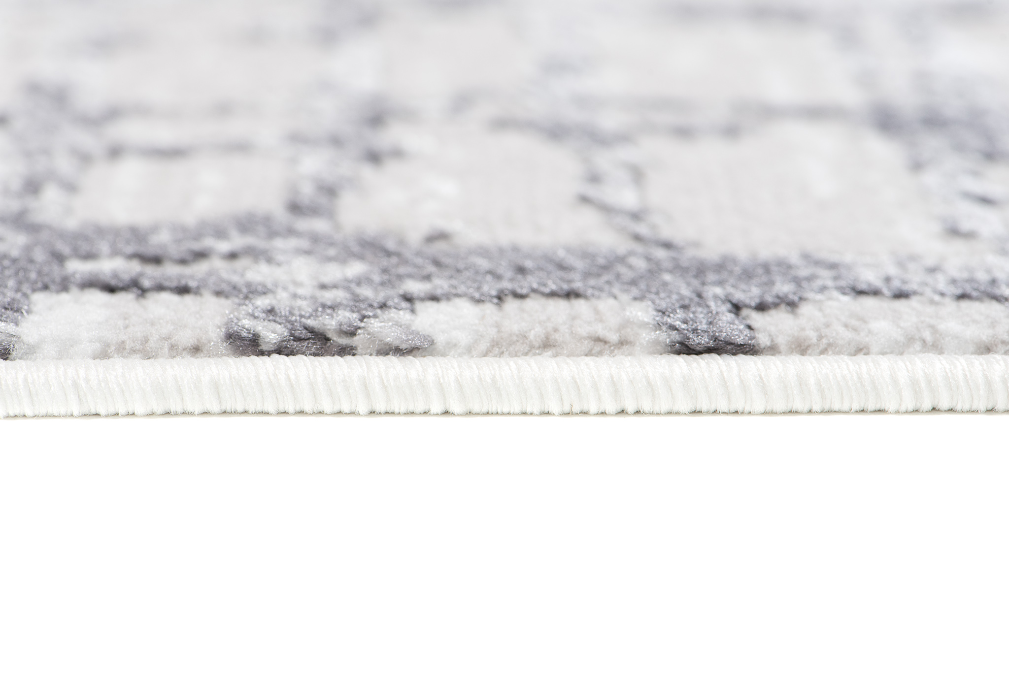 Alfombra Sky Gris Moderno Enrejado