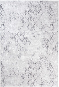 Alfombra Sky Gris Geométrico Diamantes