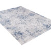 Alfombra Sky Azul Gris Borde Ornamental
