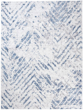 Alfombra Sky Azul Crema Moderno ZigZag
