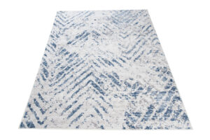 Alfombra Sky Azul Crema Moderno ZigZag