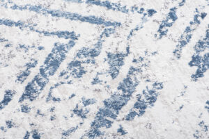 Alfombra Sky Azul Crema Moderno ZigZag