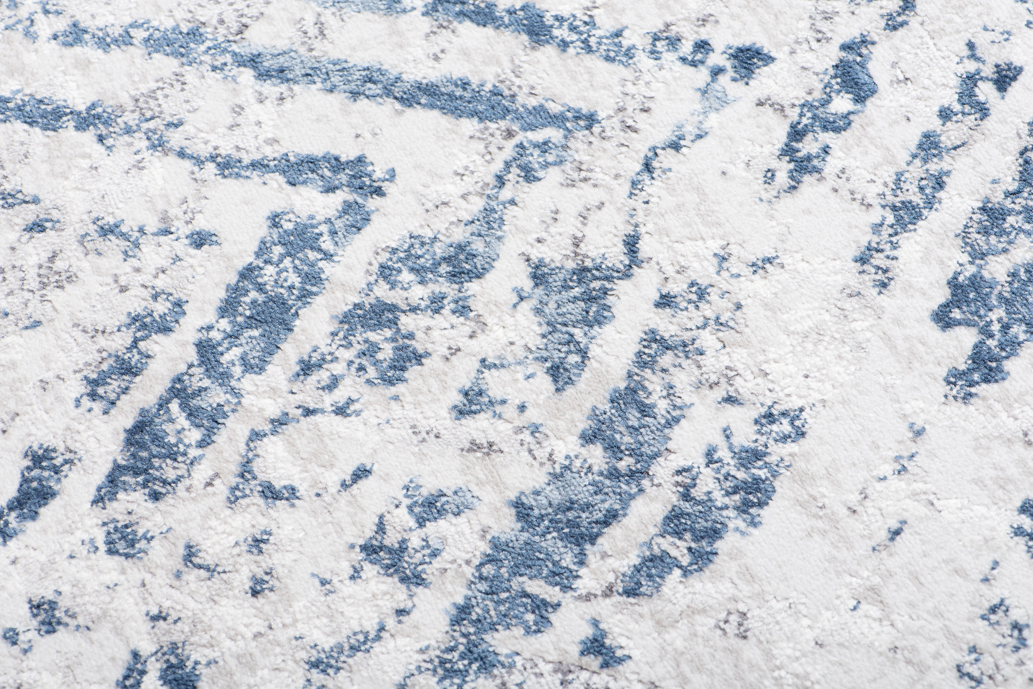 Alfombra Sky Azul Crema Moderno ZigZag