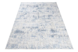 Alfombra Sky Azul Gris Abstracto Rayas