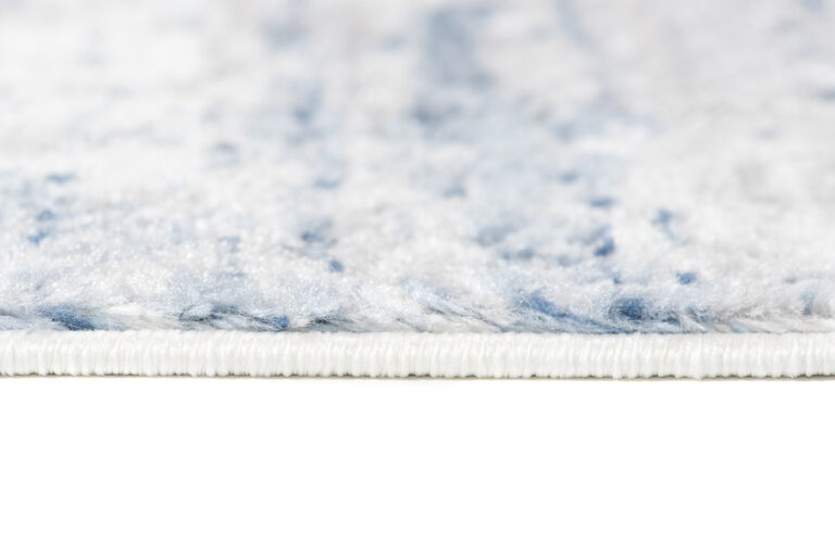 Alfombra Sky Azul Gris Abstracto Rayas