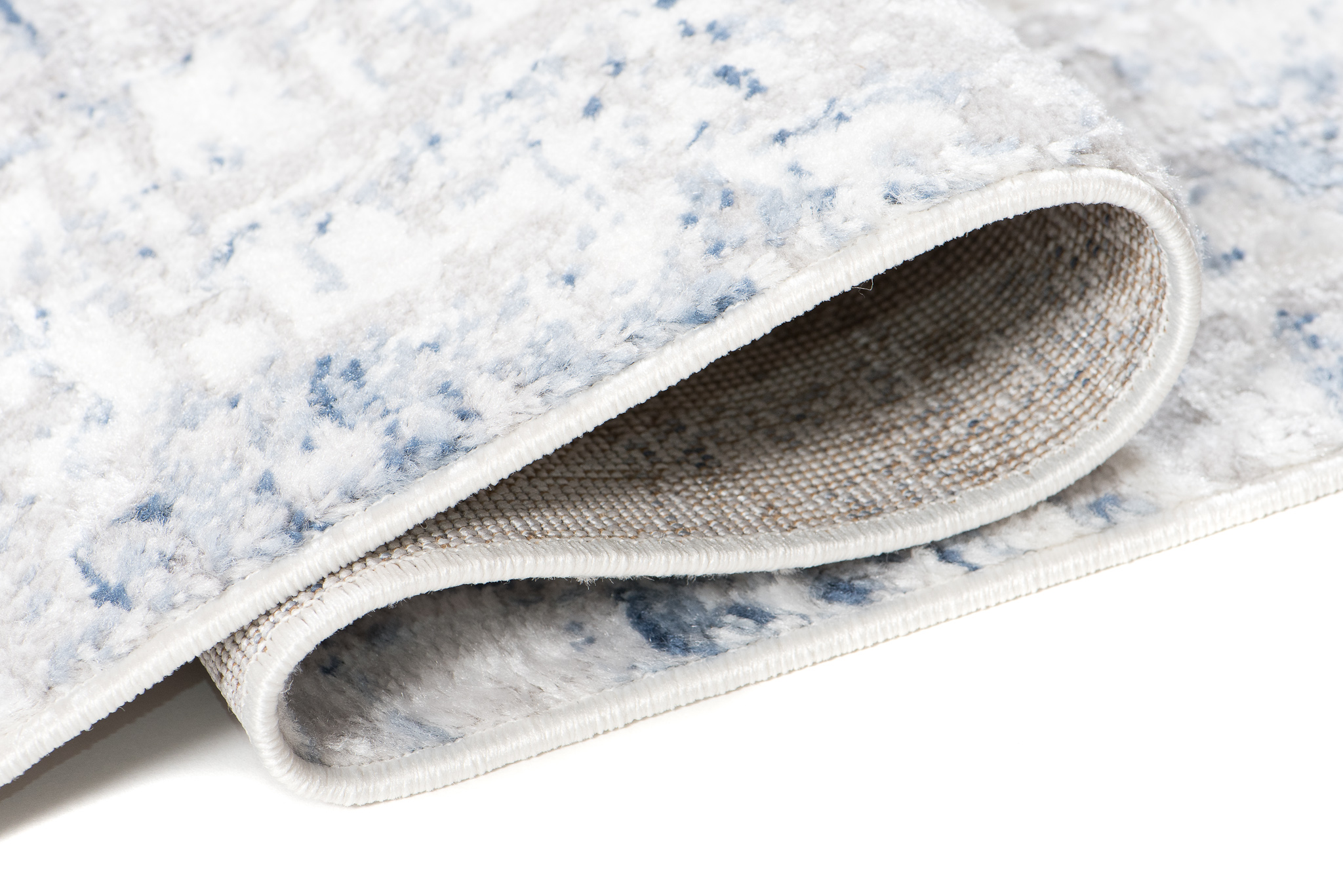 Alfombra Sky Azul Gris Abstracto Rayas