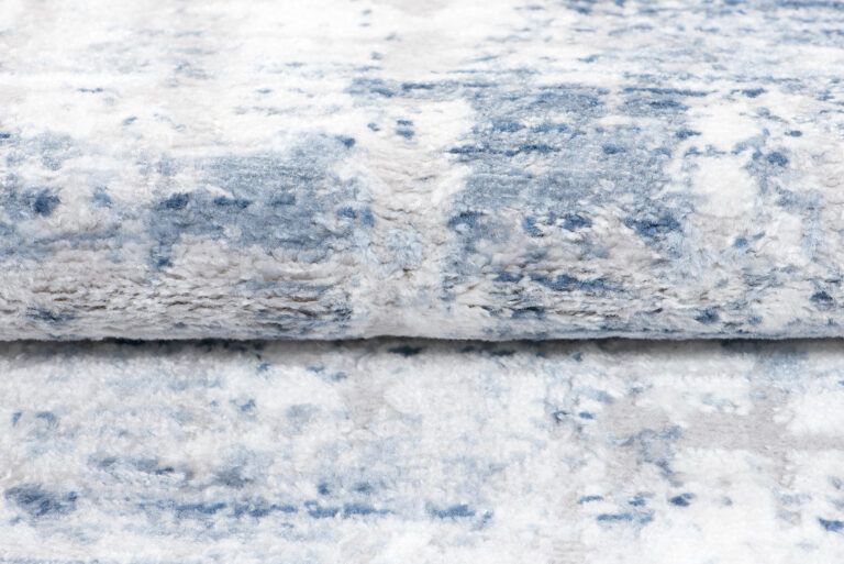 Alfombra Sky Azul Gris Abstracto Rayas