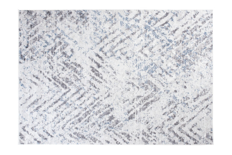 Alfombra Sky Gris Azul Moderna ZigZag