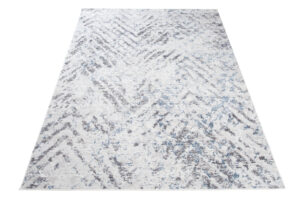 Alfombra Sky Gris Azul Moderna ZigZag