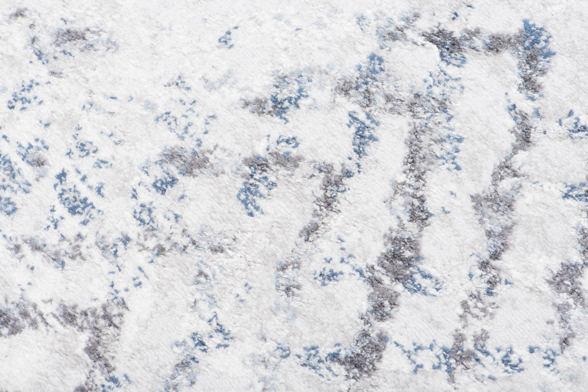 Alfombra Sky Gris Azul Moderna ZigZag