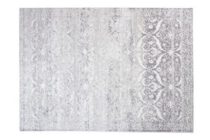 Alfombra Sky Gris Vintage Floral Moteado