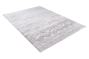 Alfombra Sky Gris Vintage Floral Moteado