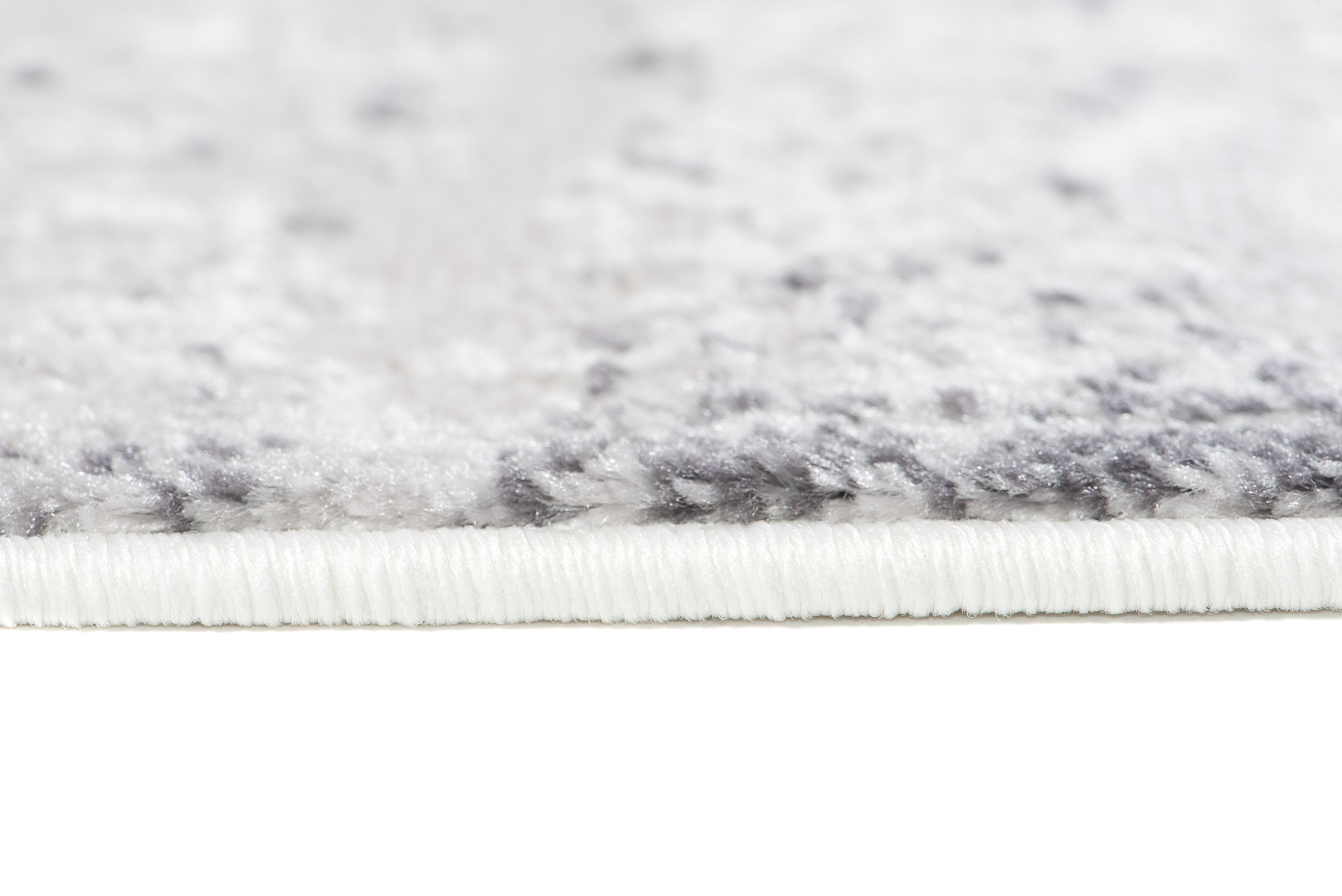 Alfombra Sky Gris Vintage Floral Moteado